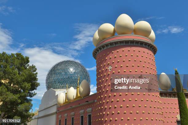 Spain, Catalonia, Figueres: Dali Theatre-Museum.