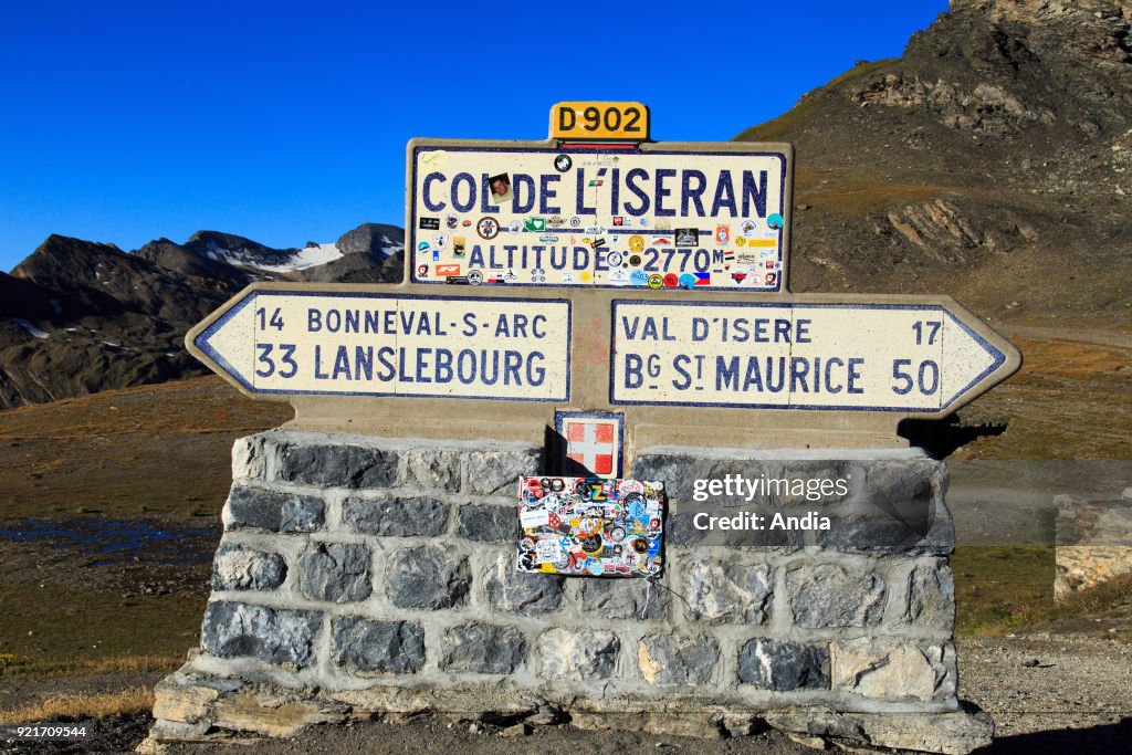 The Iseran mountain pass.