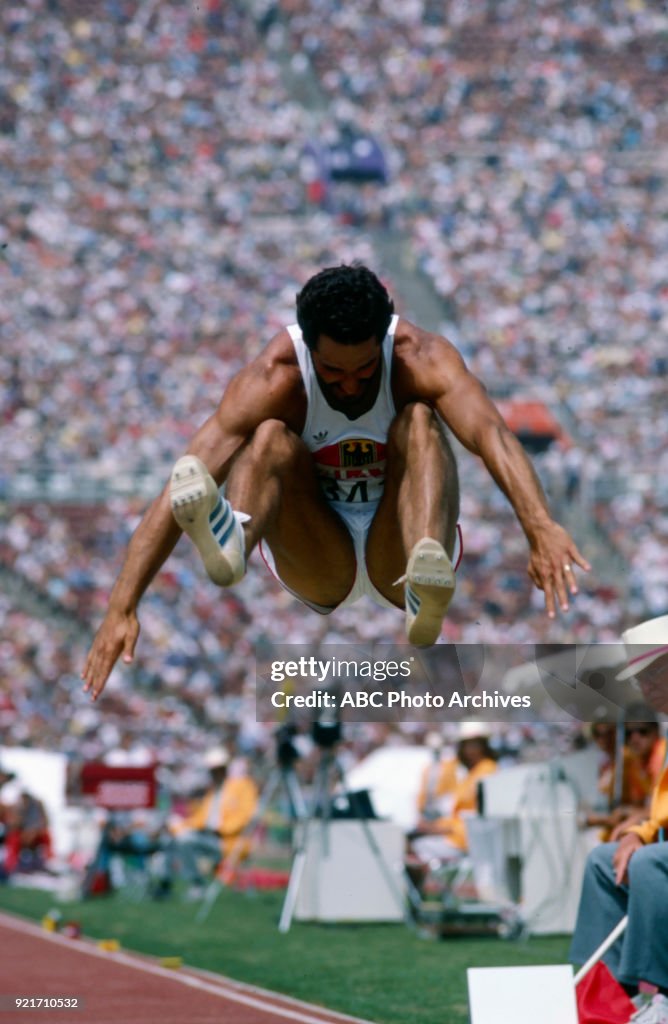 Men's Decathlon Long Jump Competition At The 1984 Summer Olympics