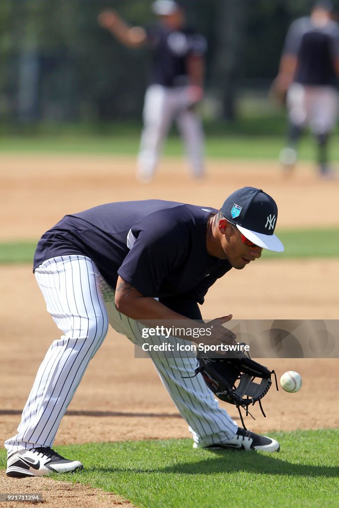 MLB: FEB 20 Spring Training - Yankees Workout