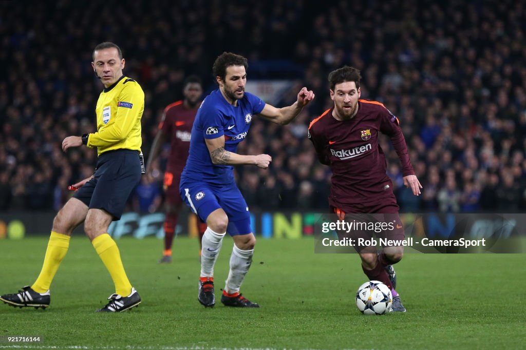Chelsea FC v FC Barcelona - UEFA Champions League Round of 16: First Leg
