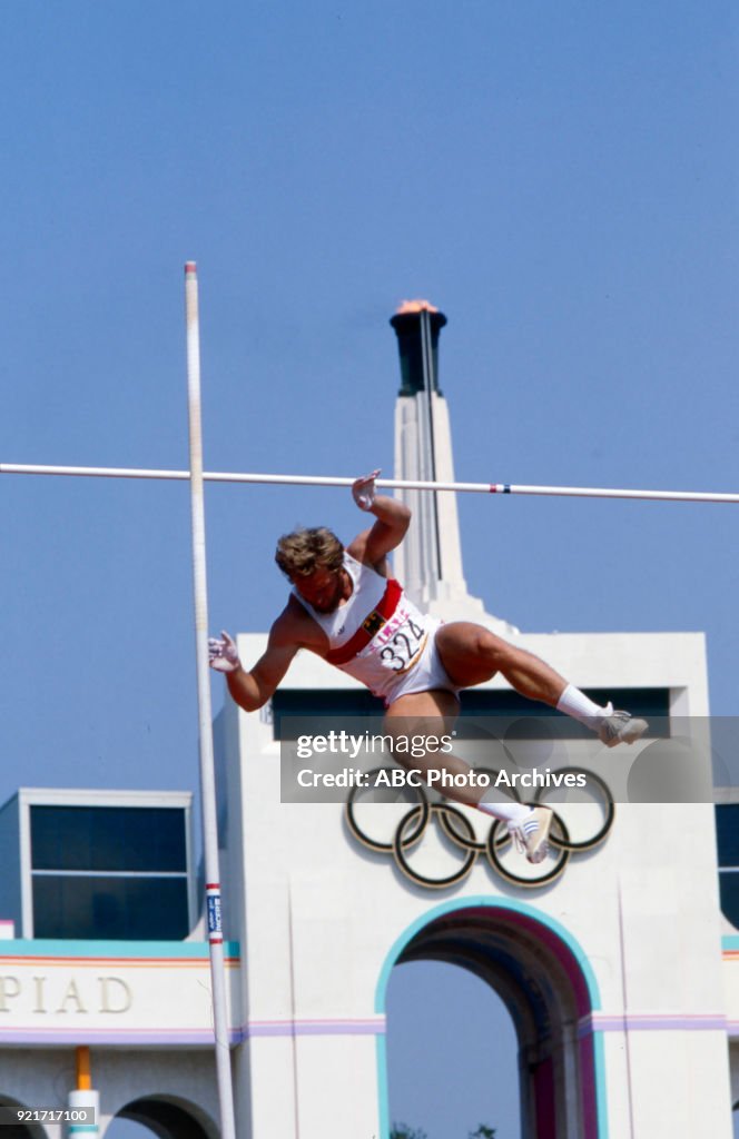 Men's Decathlon Pole Vault Competition At The 1984 Summer Olympics