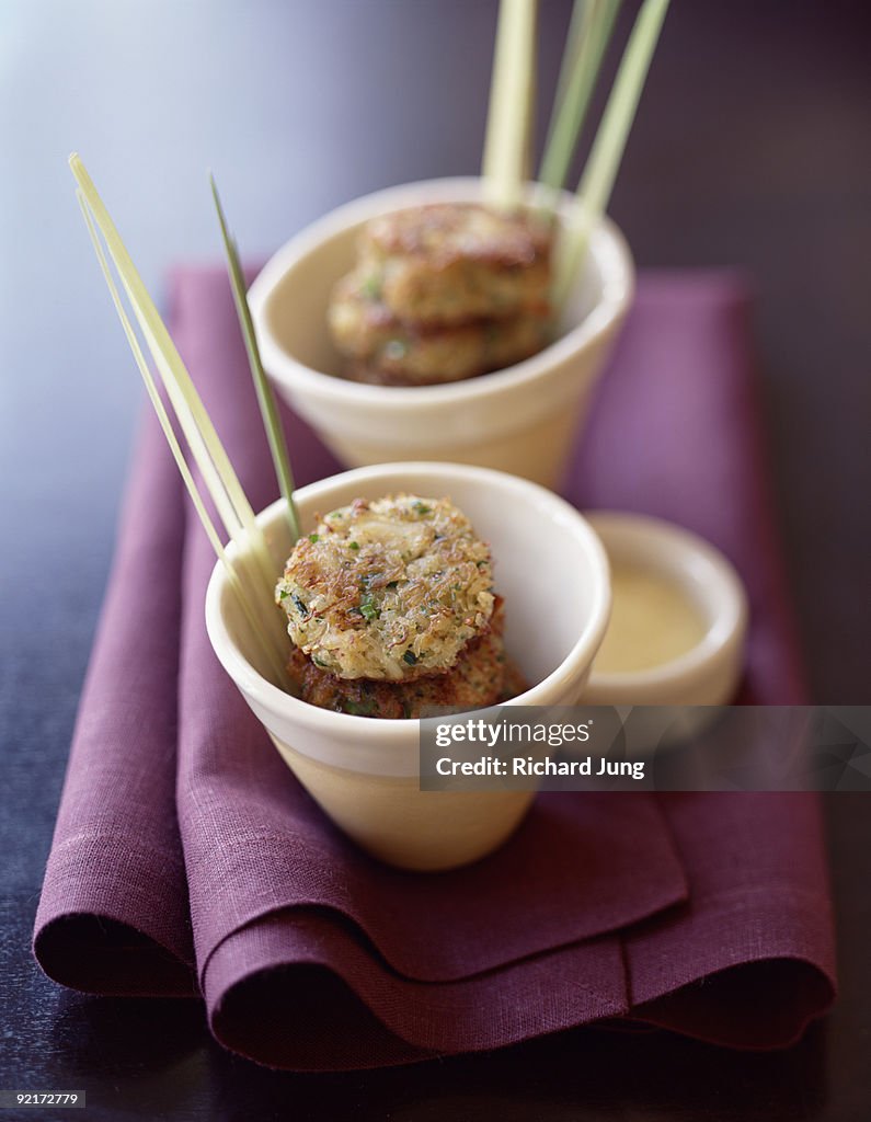 Asian crab cakes