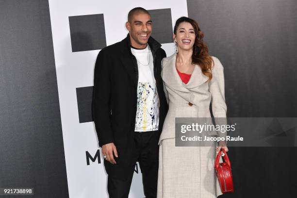 Nina Zilli is seen at the Moncler Genius event during Milan Fashion Week Fall/Winter 2018/19 on February 20, 2018 in Milan, Italy.