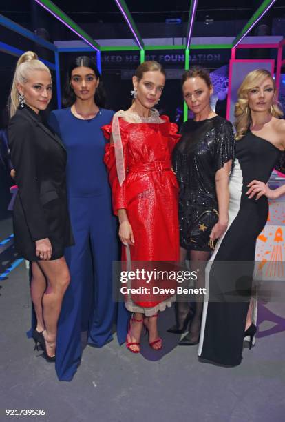 Pixie Lott, Neelam Gill, Natalia Vodianova, Stella McCartney and Clara Paget attend the Naked Heart Foundation's Fabulous Fund Fair at The Roundhouse...