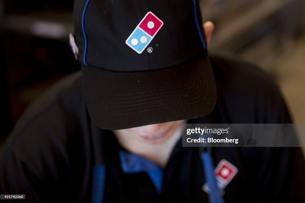Operations At A Domino's Pizza Inc. Location As Earnings Are Released