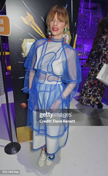 Sienna Guillory attends the Naked Heart Foundation's Fabulous Fund Fair at The Roundhouse on February 20, 2018 in London, England.