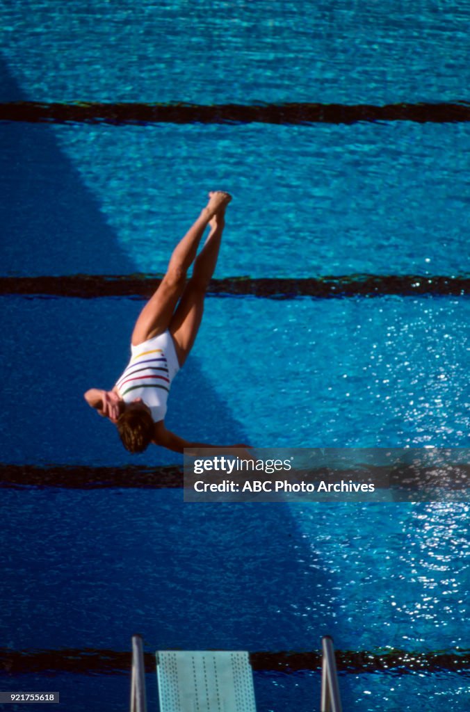 Springboard Swim Women's Diving 3 metre springboard competition, Olympic Swim Stadium ...