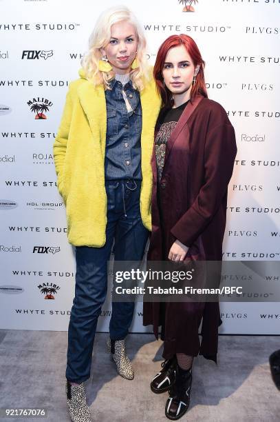 Guests attend the Whyte Studio Freestyle Event during London Fashion Week February 2018 at The White Space on February 20, 2018 in London, England.