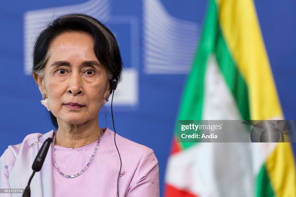 State Counsellor of Myanmar Aung San Suu Kyi.