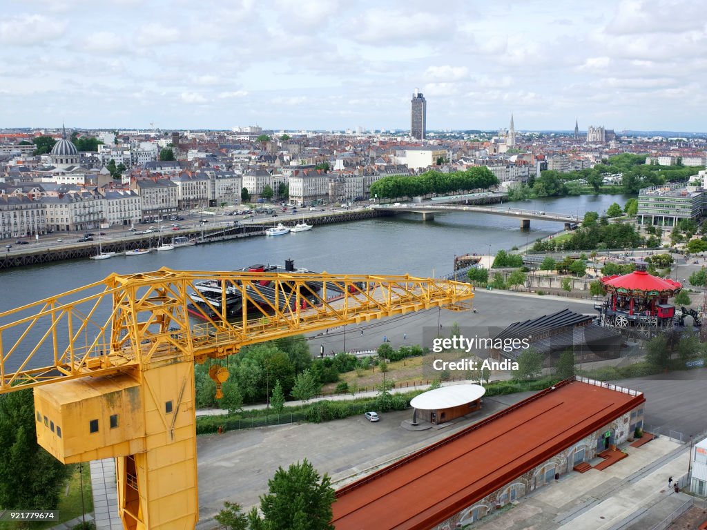 Aerial view of the 'Parc des Chantiers'.