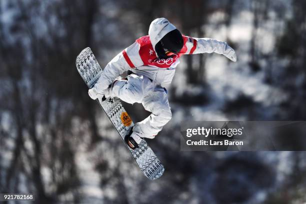 Kyle Mack of the United States competes during the Men's Big Air Qualification Heat 1 on day 12 of the PyeongChang 2018 Winter Olympic Games at...