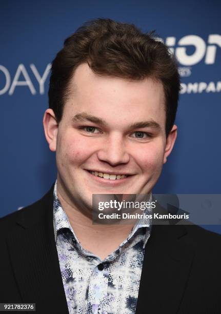 Jake Sims attends the "Every Day" New York Screening at Metrograph on February 20, 2018 in New York City.