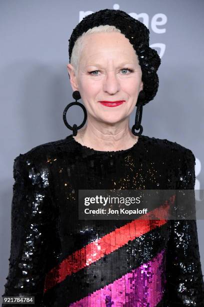 Costume designer Lou Eyrich attends the Costume Designers Guild Awards at The Beverly Hilton Hotel on February 20, 2018 in Beverly Hills, California.