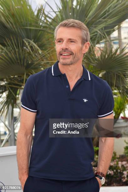 68th Cannes Film Festival. French actor Lambert Wilson, Master of Ceremonies, posing for a photocall on .