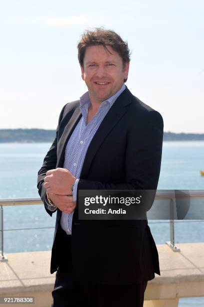 James Martin, Chef and host of BBC One's Saturday Kitchen posing for a photocall on the occasion of the MipTV, International Television Programme...