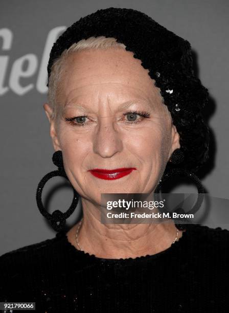 Costume designer Lou Eyrich attends the Costume Designers Guild Awards at The Beverly Hilton Hotel on February 20, 2018 in Beverly Hills, California.