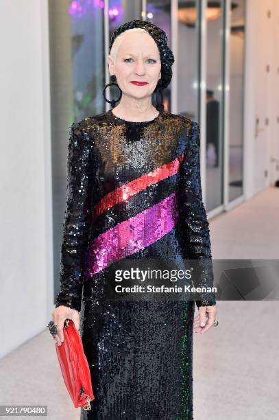 Costume designer Lou Eyrich attends the Costume Designers Guild Awards at The Beverly Hilton Hotel on February 20, 2018 in Beverly Hills, California.