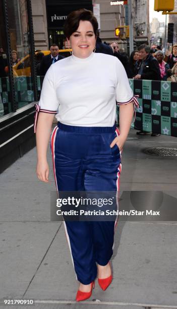 Melanie Fieldis seen on February 20, 2018 in New York City.