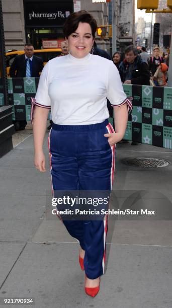 Melanie Fieldis seen on February 20, 2018 in New York City.