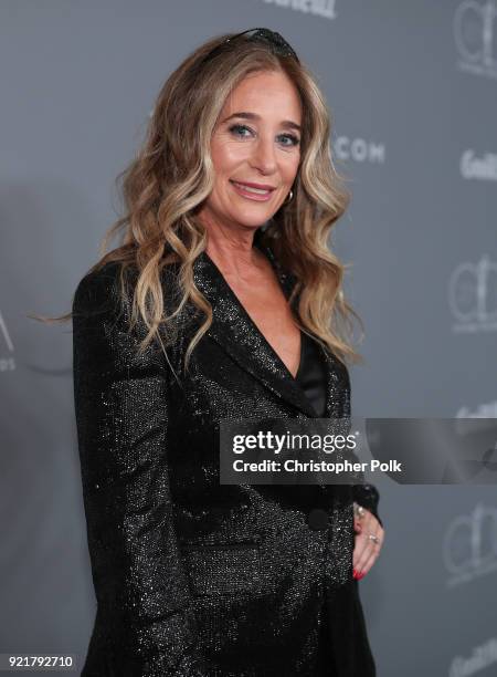 Costume designer Allyson B. Fanger attends the Costume Designers Guild Awards at The Beverly Hilton Hotel on February 20, 2018 in Beverly Hills,...