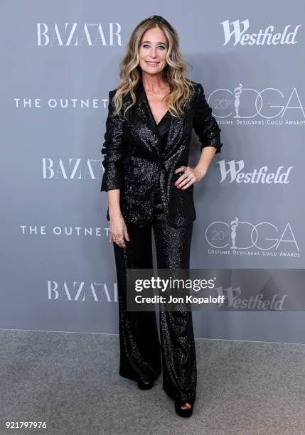 Costume designer Allyson B. Fanger attends the Costume Designers Guild Awards at The Beverly Hilton Hotel on February 20, 2018 in Beverly Hills,...