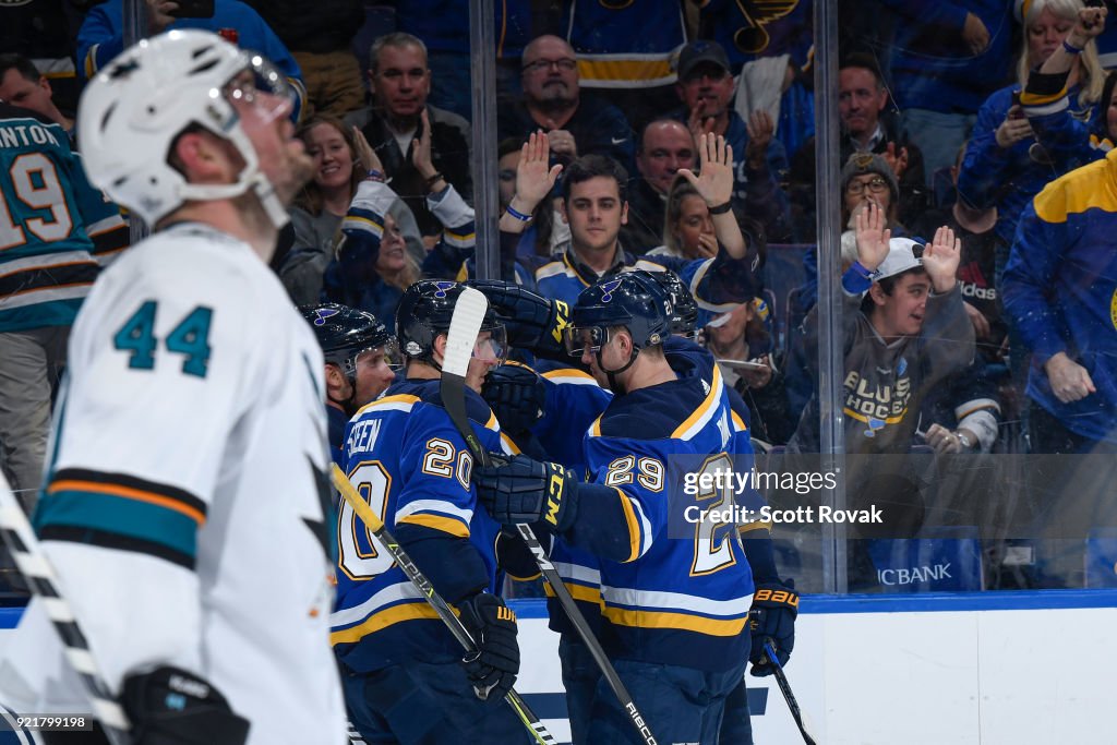 San Jose Sharks v St Louis Blues