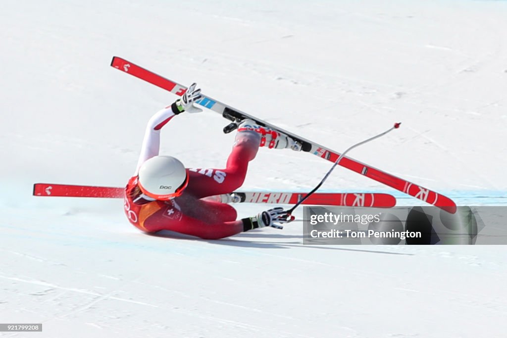 Alpine Skiing - Winter Olympics Day 12