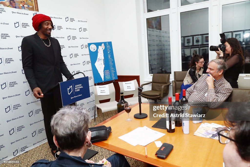 Amar'e Stoudemire Hosts "Stoudemire Wines" Launch Reception With Jewish National Fund