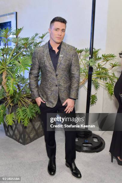 Actor Colton Haynes attends the Costume Designers Guild Awards at The Beverly Hilton Hotel on February 20, 2018 in Beverly Hills, California.