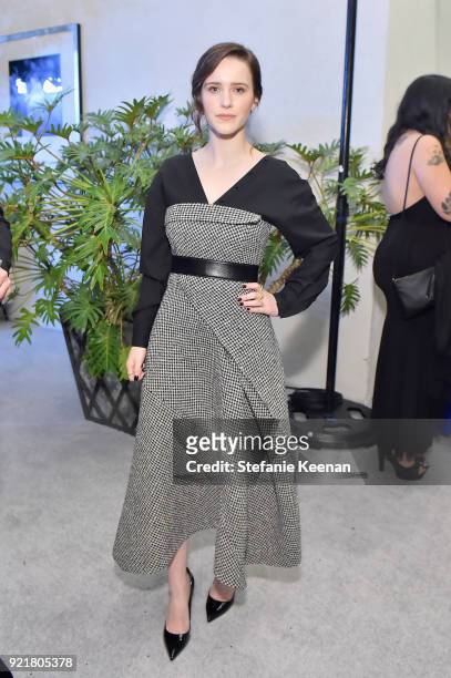 Actor Rachel Brosnahan attends the Costume Designers Guild Awards at The Beverly Hilton Hotel on February 20, 2018 in Beverly Hills, California.