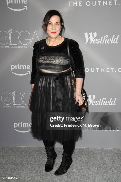 Costume designer Arianne Phillips attends the Costume Designers Guild Awards at The Beverly Hilton Hotel on February 20, 2018 in Beverly Hills,...