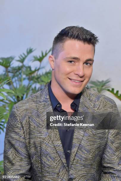 Actor Colton Haynes attends the Costume Designers Guild Awards at The Beverly Hilton Hotel on February 20, 2018 in Beverly Hills, California.