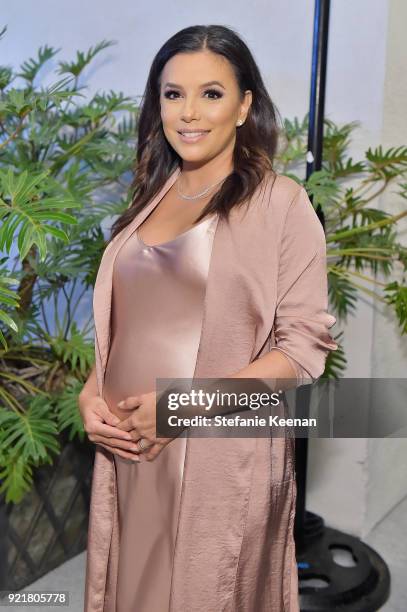 Actor-producer Eva Longoria attends the Costume Designers Guild Awards at The Beverly Hilton Hotel on February 20, 2018 in Beverly Hills, California.