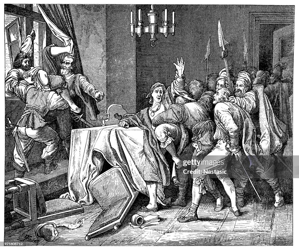 'Hurl them from the Window!' ,jesuit Martinitz trowed out of the window