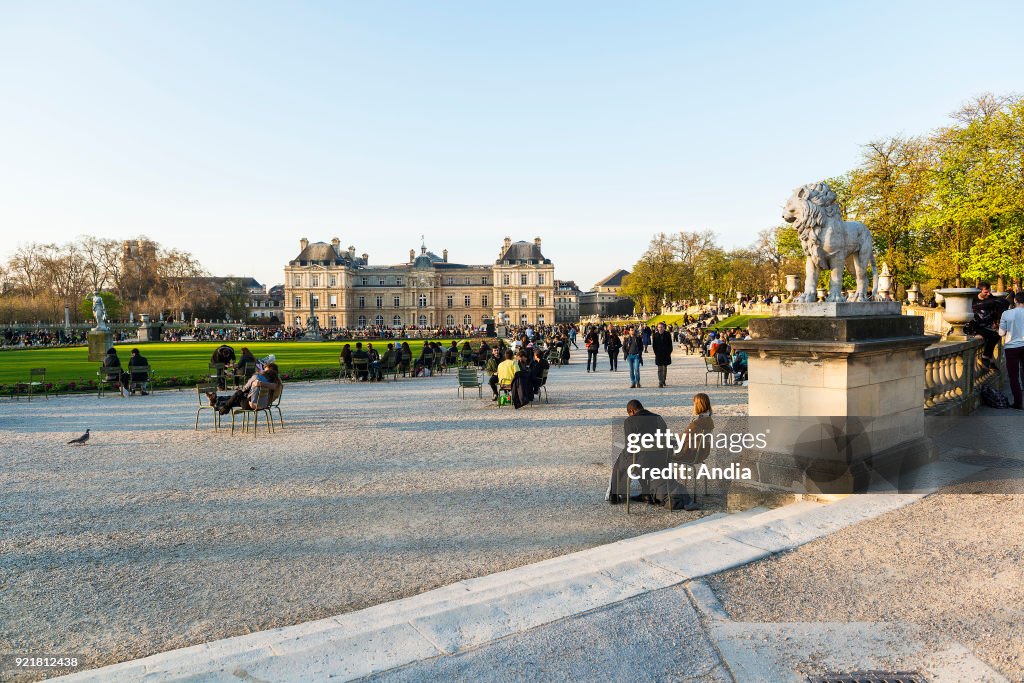 Gardens of the Luxembourg Palace.