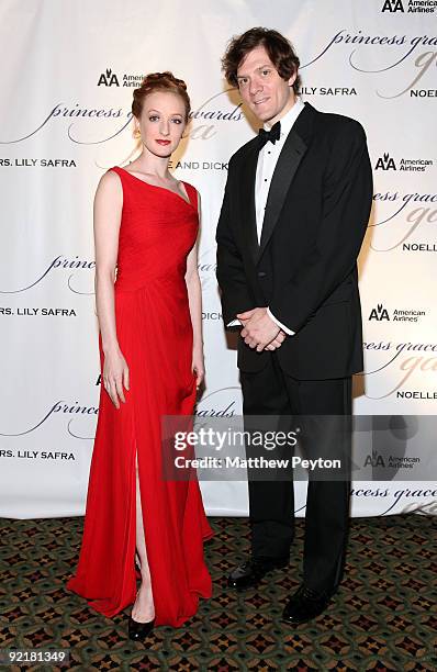 Dancer Gillian Murphy and writer Adam Rapp attend the 2009 Princess Grace Awards Gala at Cipriani 42nd Street on October 21, 2009 in New York City.