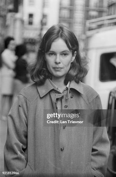 American actress Sandy Dennis , London, UK, 6th July 1968.