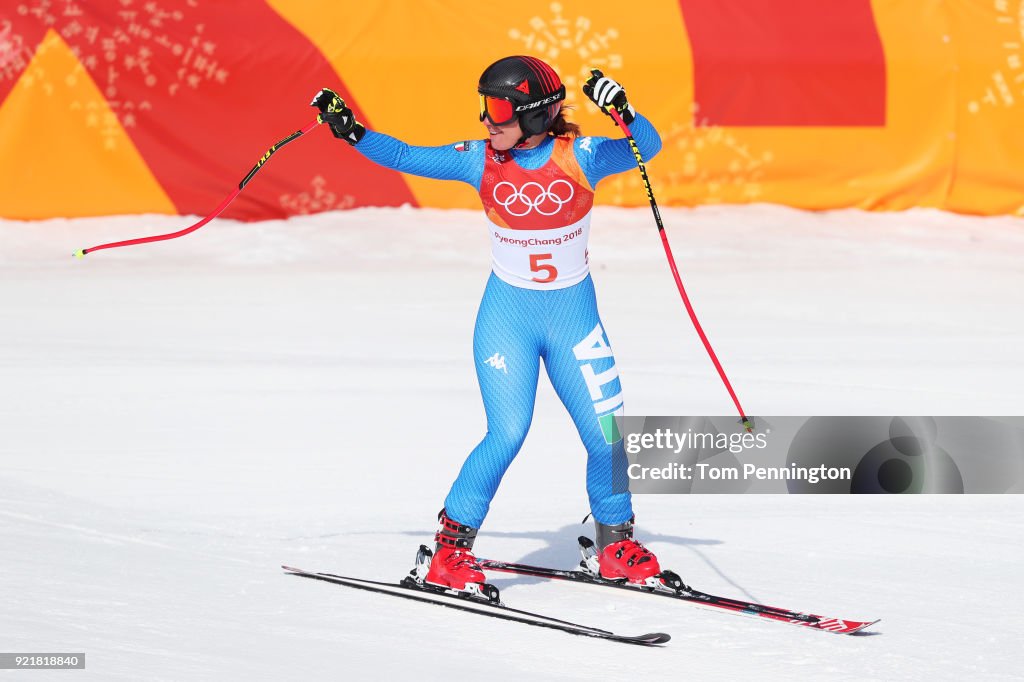 Alpine Skiing - Winter Olympics Day 12