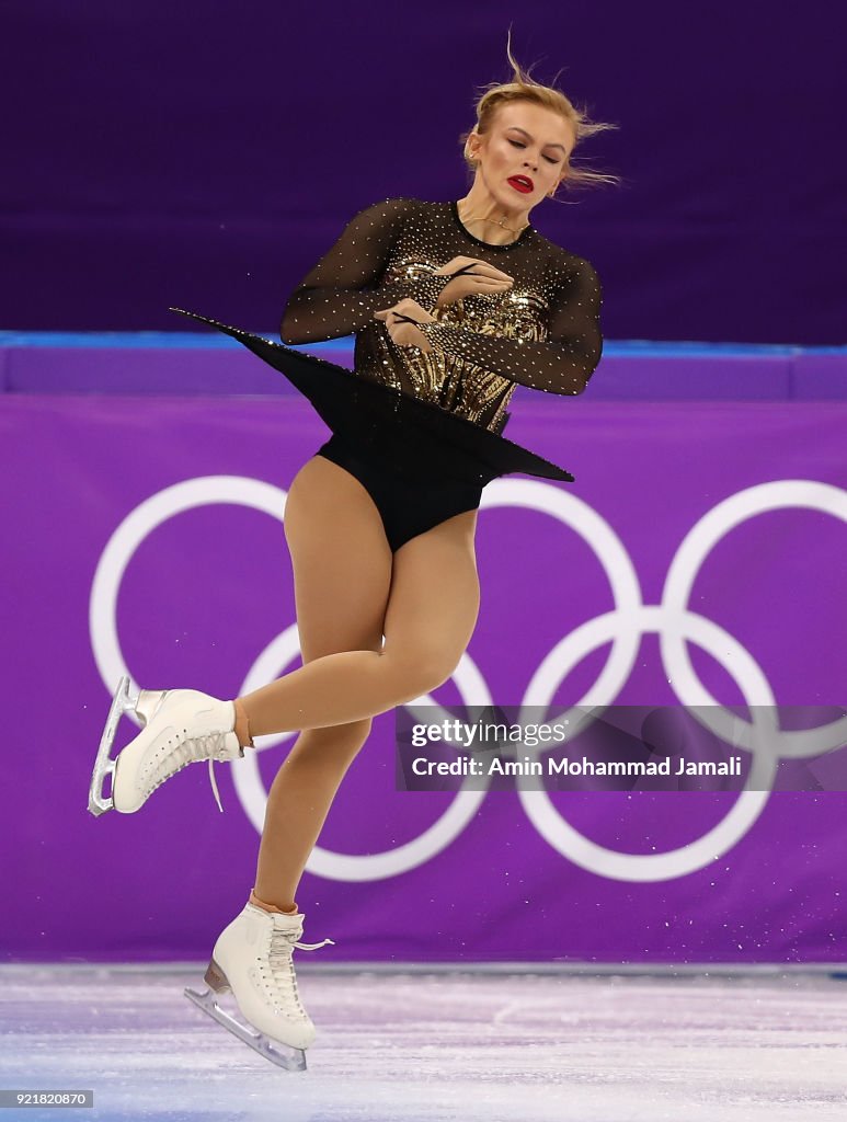 Emmi Peltonen of Finland competes during the Ladies Single Skating