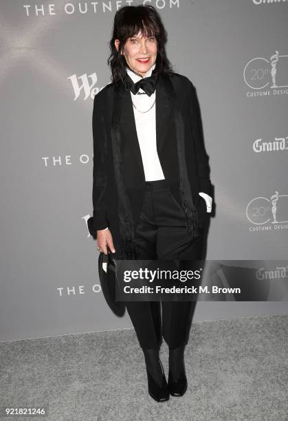 Costumer designer April Napier attends the Costume Designers Guild Awards at The Beverly Hilton Hotel on February 20, 2018 in Beverly Hills,...