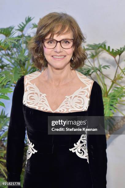 Actor Sally Field attends the Costume Designers Guild Awards at The Beverly Hilton Hotel on February 20, 2018 in Beverly Hills, California.