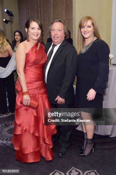 Model Peggy Bonapace, CEO of IMAX Corporation Richard Gelfond, and CDGA CMO of IMAX & CDGA EP Emeritus JL Pomeroy attend the Costume Designers Guild...