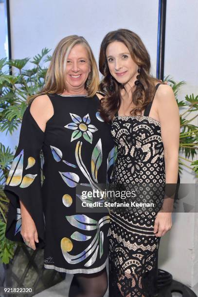 Ruth Kennison and actor Marin Hinkle attend the Costume Designers Guild Awards at The Beverly Hilton Hotel on February 20, 2018 in Beverly Hills,...