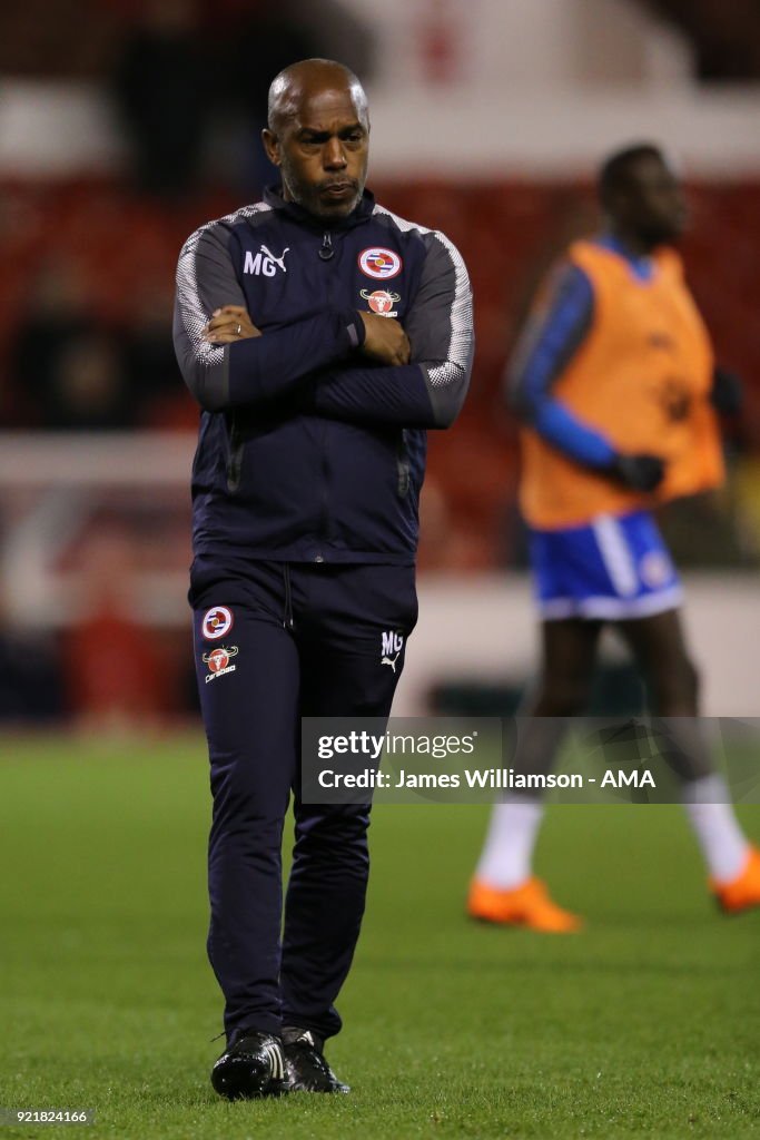 Nottingham Forest v Reading - Sky Bet Championship