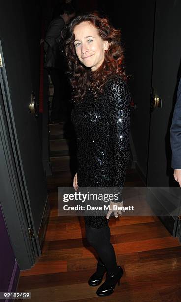 Leah Wood attends the ChinaWhite reopening party on October 21, 2009 in London, England.