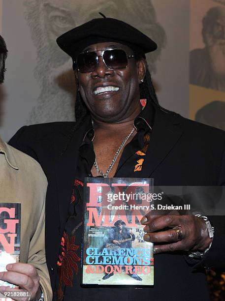 Clarence Clemons of the E Street Band attends a signing for his new book ''Big Man: Real Life And Tall Tales'' at Barnes & Noble, Lincoln Triangle on...
