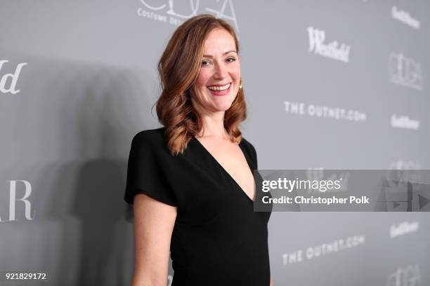 Costume designer Maja Meschede attends the Costume Designers Guild Awards at The Beverly Hilton Hotel on February 20, 2018 in Beverly Hills,...