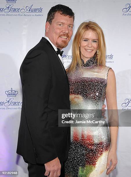 Personalities Simon van Kempen and Alex McCord attend The Princess Grace Awards Gala at Cipriani 42nd Street on October 21, 2009 in New York City.