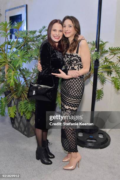 Amazon Studios Head of Casting Donna Rosenstein and actor Marin Hinkle attend the Costume Designers Guild Awards at The Beverly Hilton Hotel on...